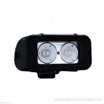 Dual Lamps Cree LED Light Bar for Truck, 2 x 10W/8 to 70V Operating Voltage